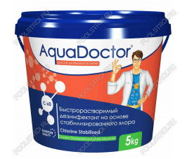 Ударный хлор AquaDoctor C-60 стабилизированный в гранулах 5кг