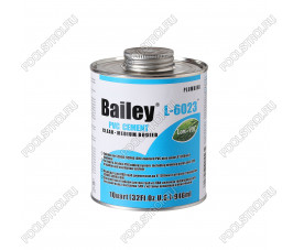 Клей для труб ПВХ Bailey L-6023 946 мл Клей для труб ПВХ Bailey L-6023 946 мл