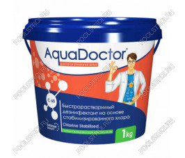 Шоковый хлор AquaDoctor C-60 стабилизированный в гранулах 1кг