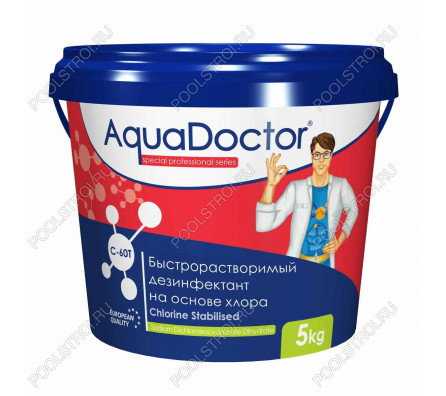Активный хлор AquaDoctor C-60T в таблетках 5кг