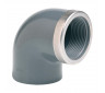 Угол 90° c металлическим кольцом EFFAST d63x2